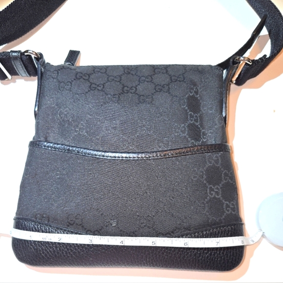 Authentic Gucci Black Monogram Crossbody Bag/Purse EUC - Picture 8 of 16